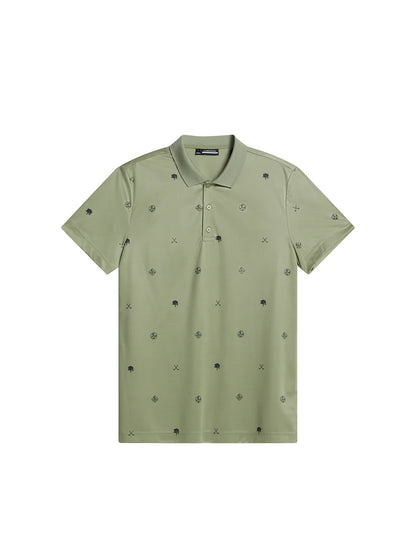 J. Lindeberg Club House Motif Polo - The Golf Guys Online