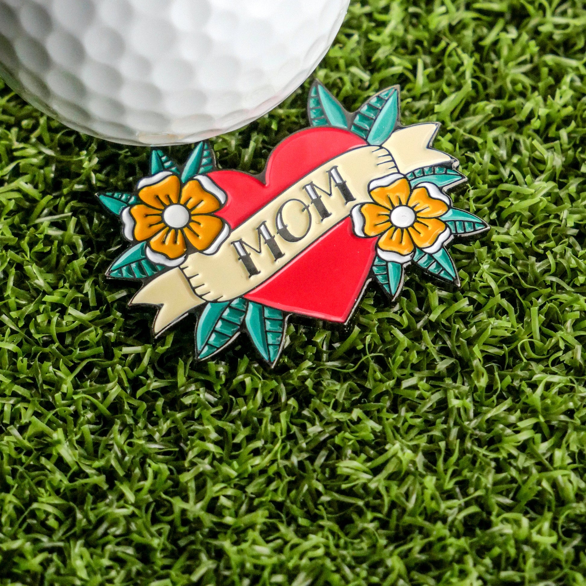 Mom Tattoo Ball Marker
