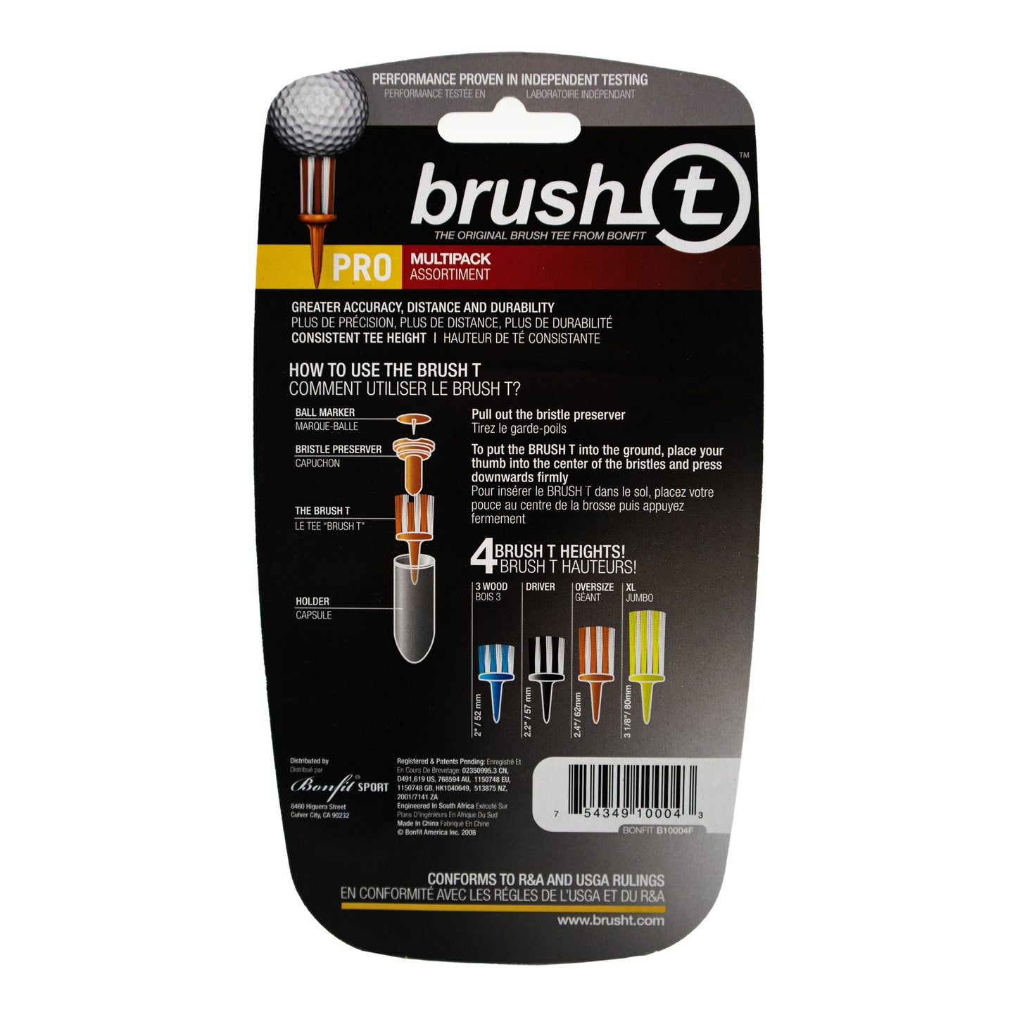 BRUSH TEES COMBO 4-PACK