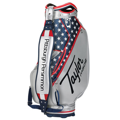 TaylorMade 2025 Summer Commemorative Pittsburgh Persimmon Heritage Staff Bag - The Golf Guys Online