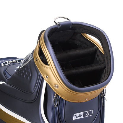 Taylor Made - Professional Championship Staff Bag Navy/Gold - The Golf Guys Online