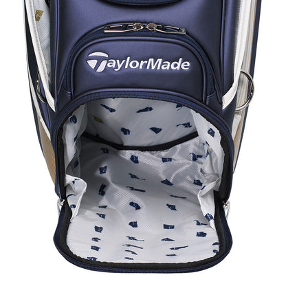 Taylor Made - Professional Championship Staff Bag Navy/Gold - The Golf Guys Online
