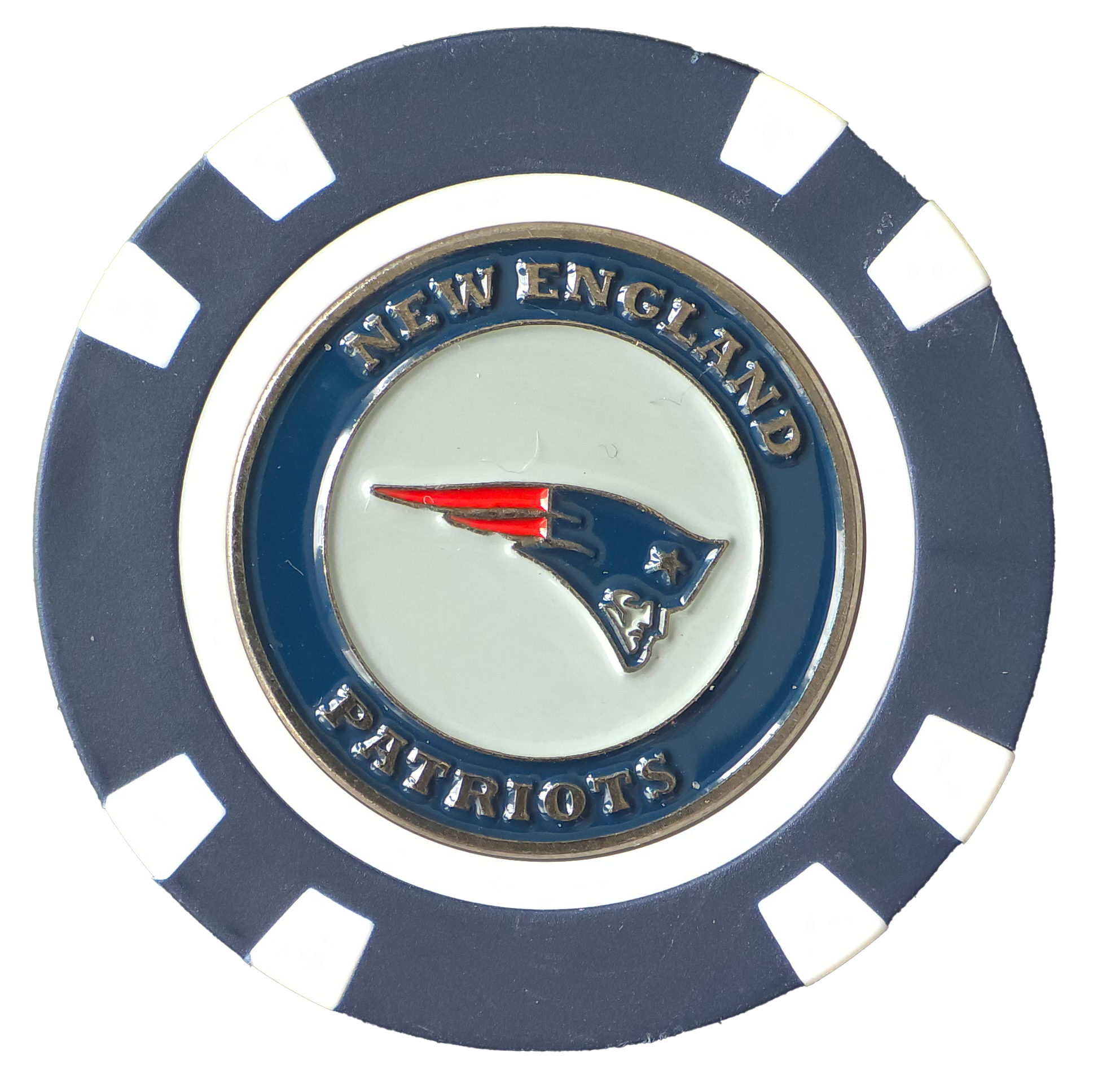 Officially Licensed New England Patriots Poker Chip Ball Marker