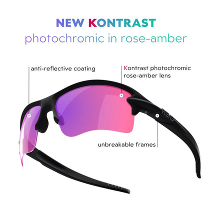 Sling Blade Kontrast Photochromic Sunglasses - The Golf Guys Online