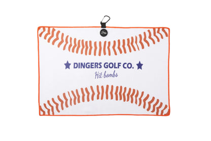 Dingers Stitches Towel - The Golf Guys Online