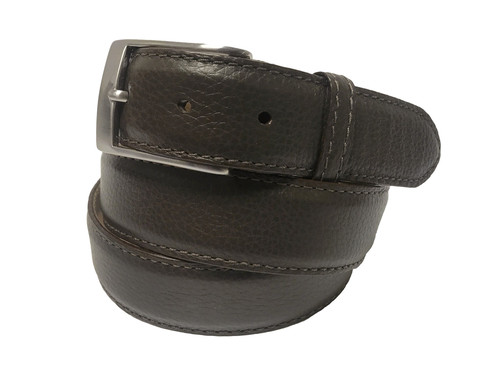 Calf Skin Pebble Belt Brown Classic - The Golf Guys Online