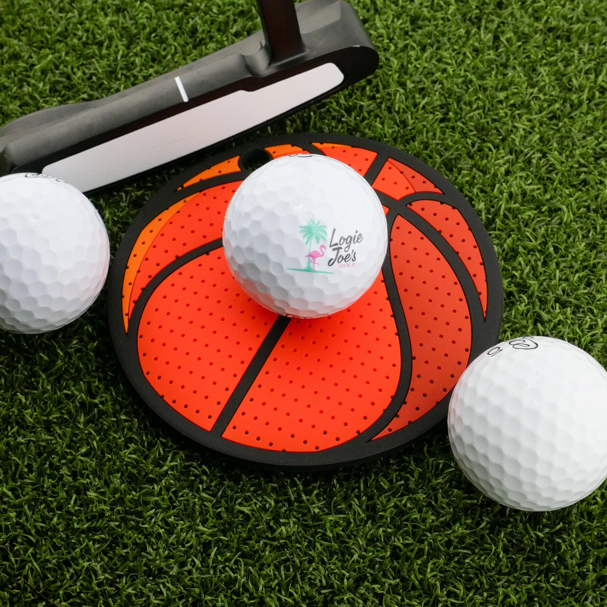 Basketball Putting Disk