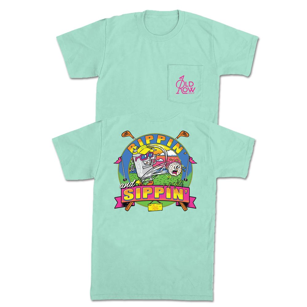 Rippin' and Sippin' Pocket Tee