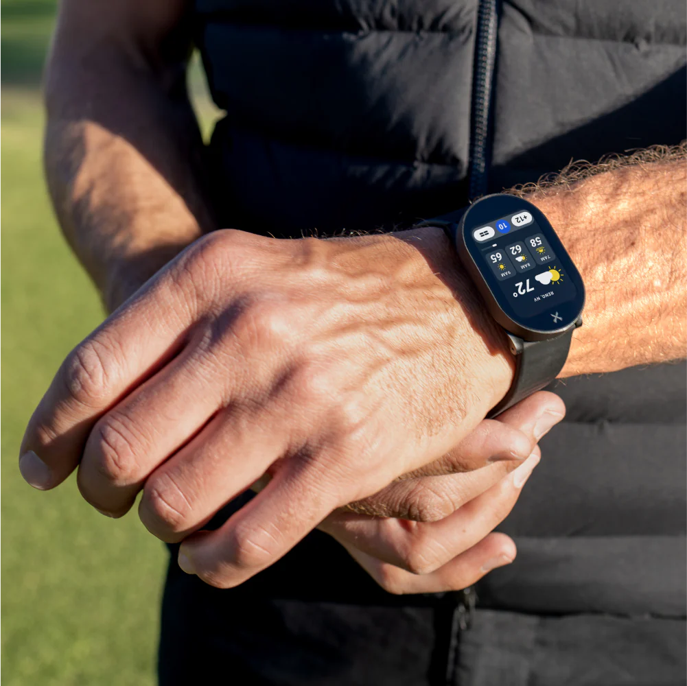 Blue Tees Golf - Playmaker+ Touchscreen GPS Golf Watch - The Golf Guys Online