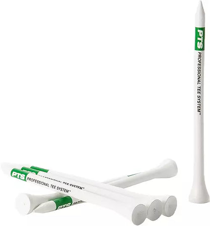 Pride Sports 4" PTS Pro Length Max - 50 Count White/Green Tees - The Golf Guys Online