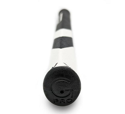 GARSEN LARGE PUTTER GRIP BLACK/WHITE SMOOTH - The Golf Guys Online