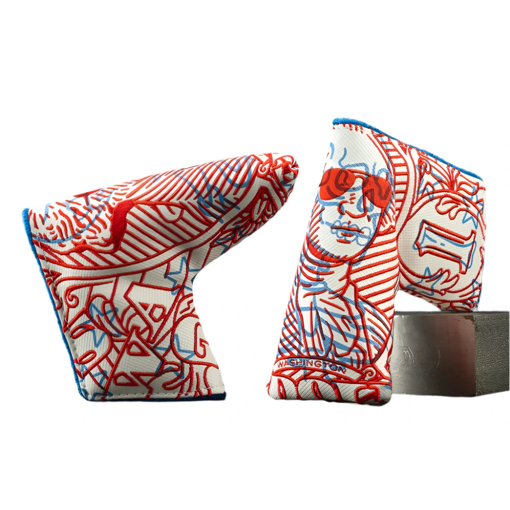 Swag Golf - 3D George Washington Blade Putter Headcover *opened, no bag* - The Golf Guys Online