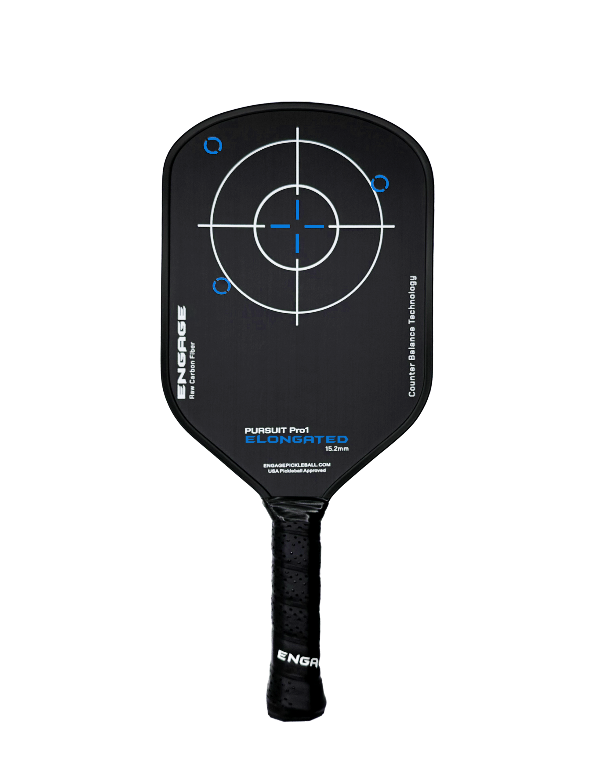 NEW GRAPHIC. Pursuit Pro1 Elongated 15.2 Power Series | Raw Carbon Fiber