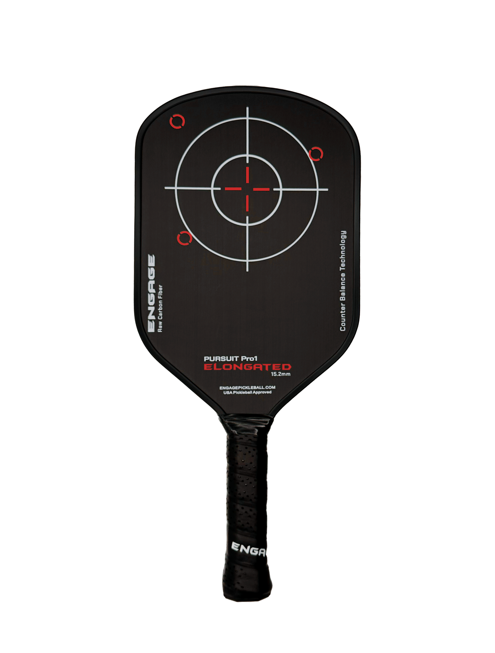 NEW GRAPHIC. Pursuit Pro1 Elongated 15.2 Power Series | Raw Carbon Fiber