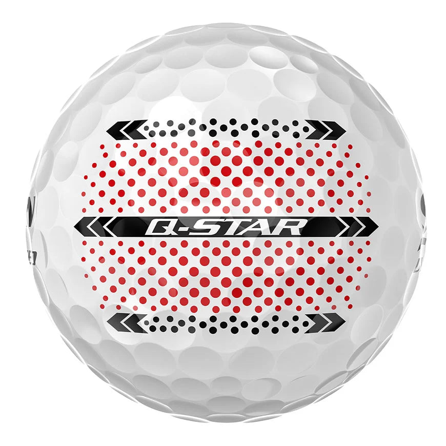 Srixon 2026 Q-Star Ultispeed TrackLine White Golf Balls