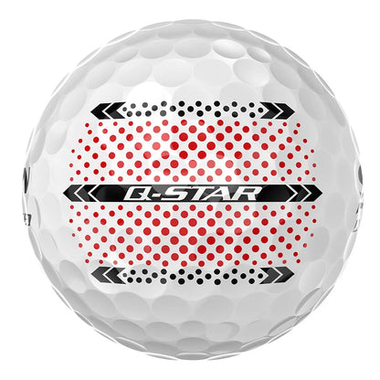 Srixon 2026 Q-Star Ultispeed TrackLine White Golf Balls
