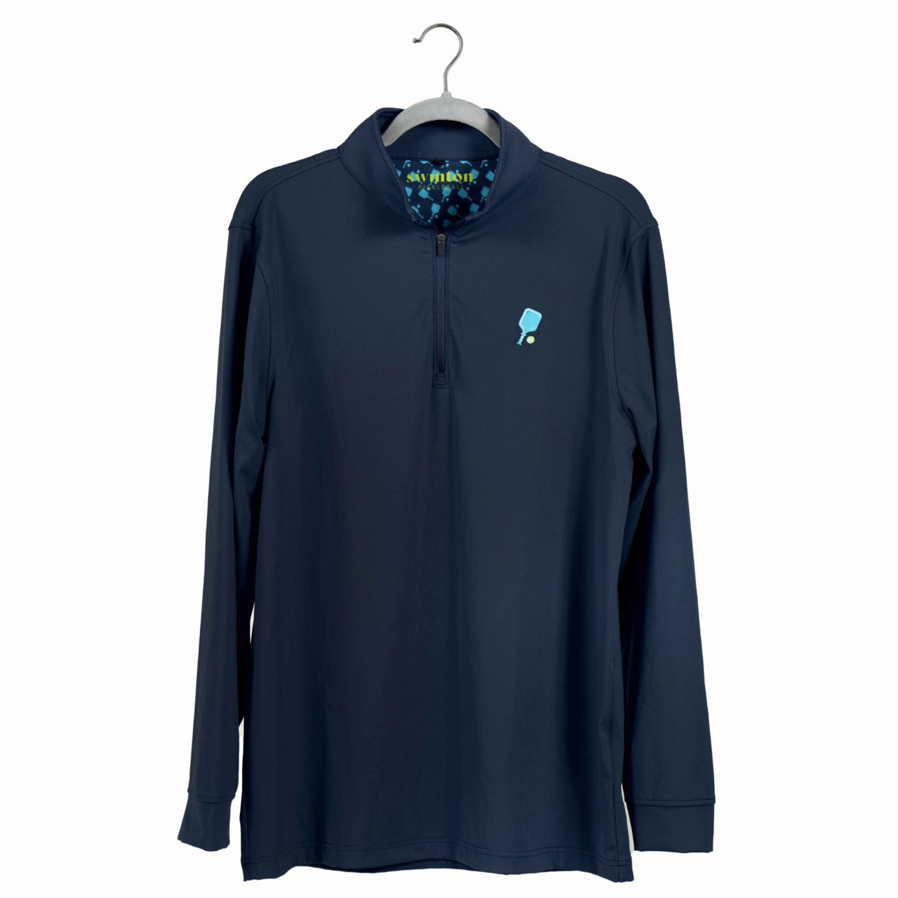 Court Performance Quarter Zip Pullover in Navy - The Golf Guys Online