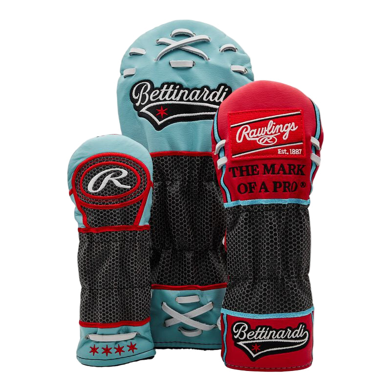 Limited Bettinardi x Rawlings Blue Glove Wood Headcover Set