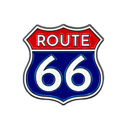 Route 66 Road Sign Ball Marker