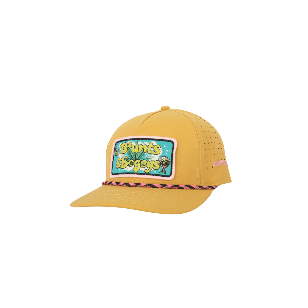 Electric Lettuce Mustard Patch Golf Hat - The Golf Guys Online