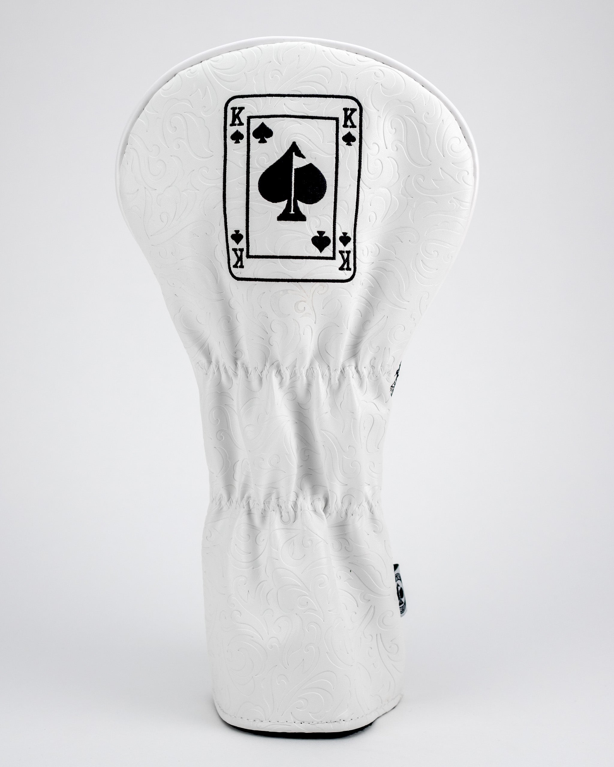 White Out King of Spades Driver Cover