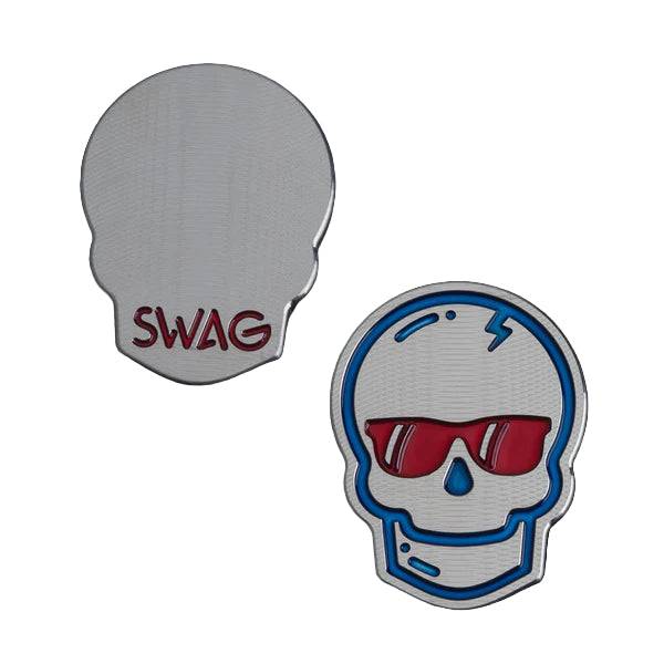 SWAG Golf Skull Ball Marker