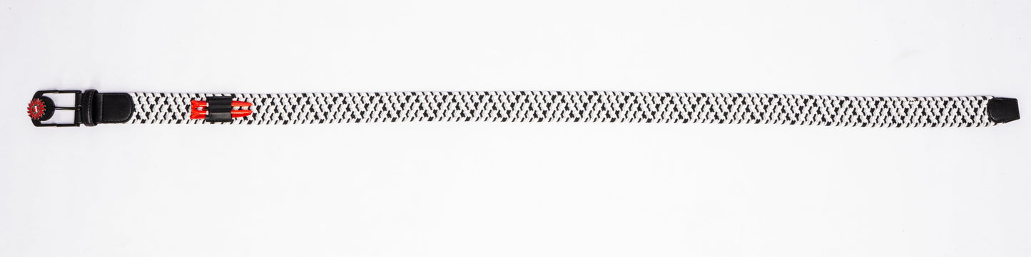 THE BRAIDED BYRD GOLF BELT - Black Capped Chickadee - The Golf Guys Online