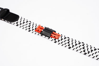 THE BRAIDED BYRD GOLF BELT - Black Capped Chickadee - The Golf Guys Online