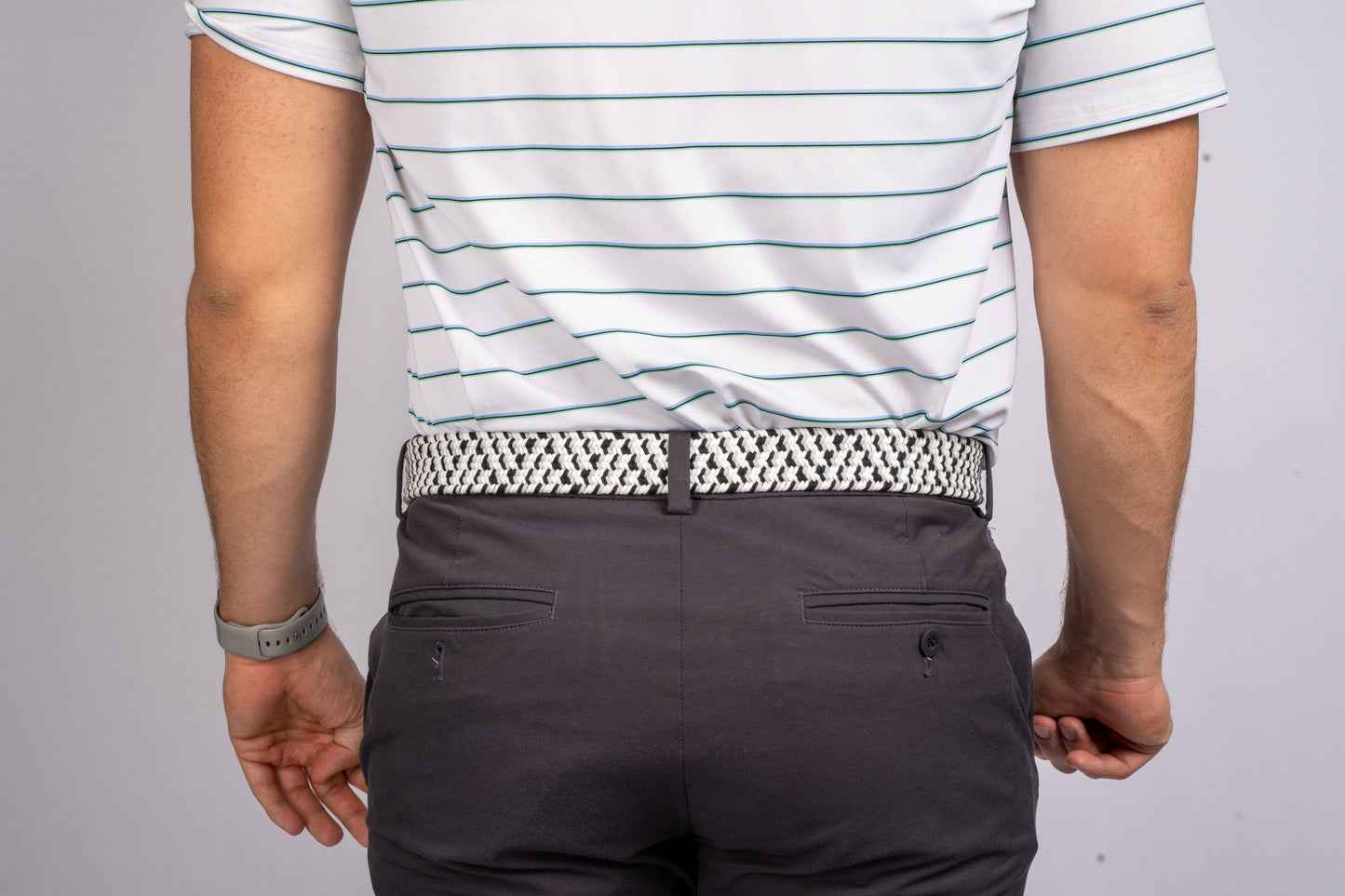 THE BRAIDED BYRD GOLF BELT - Black Capped Chickadee - The Golf Guys Online