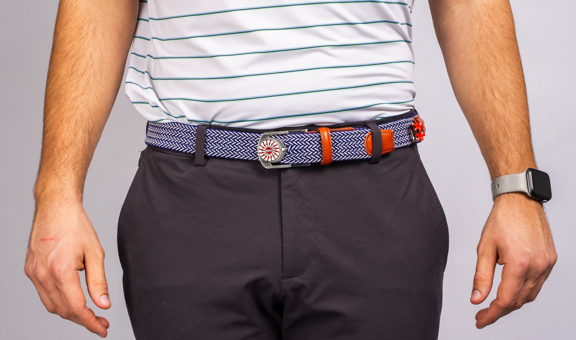 THE BRAIDED BYRD GOLF BELT - Mountain Bluebyrd - The Golf Guys Online
