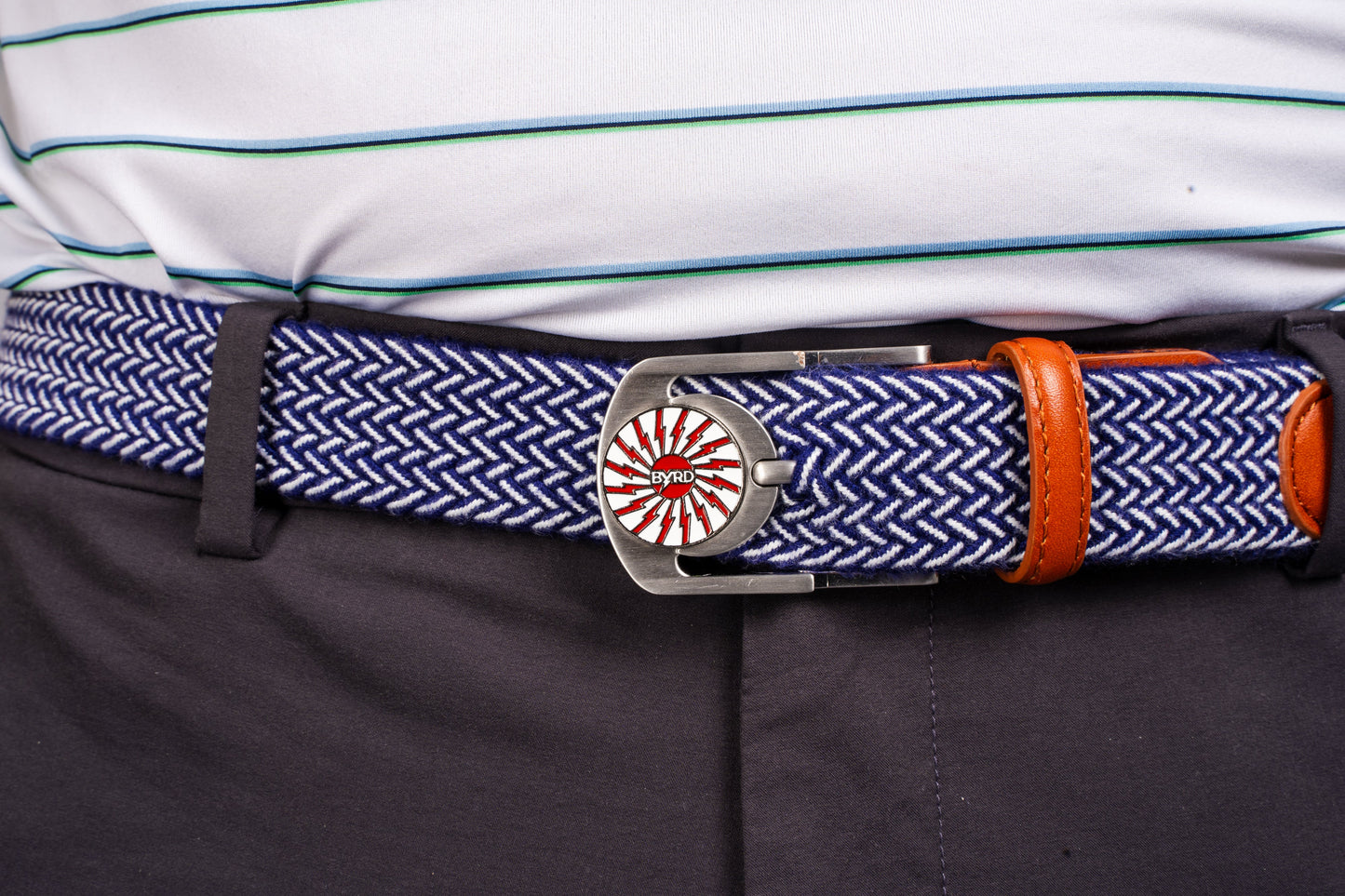 THE BRAIDED BYRD GOLF BELT - Mountain Bluebyrd - The Golf Guys Online