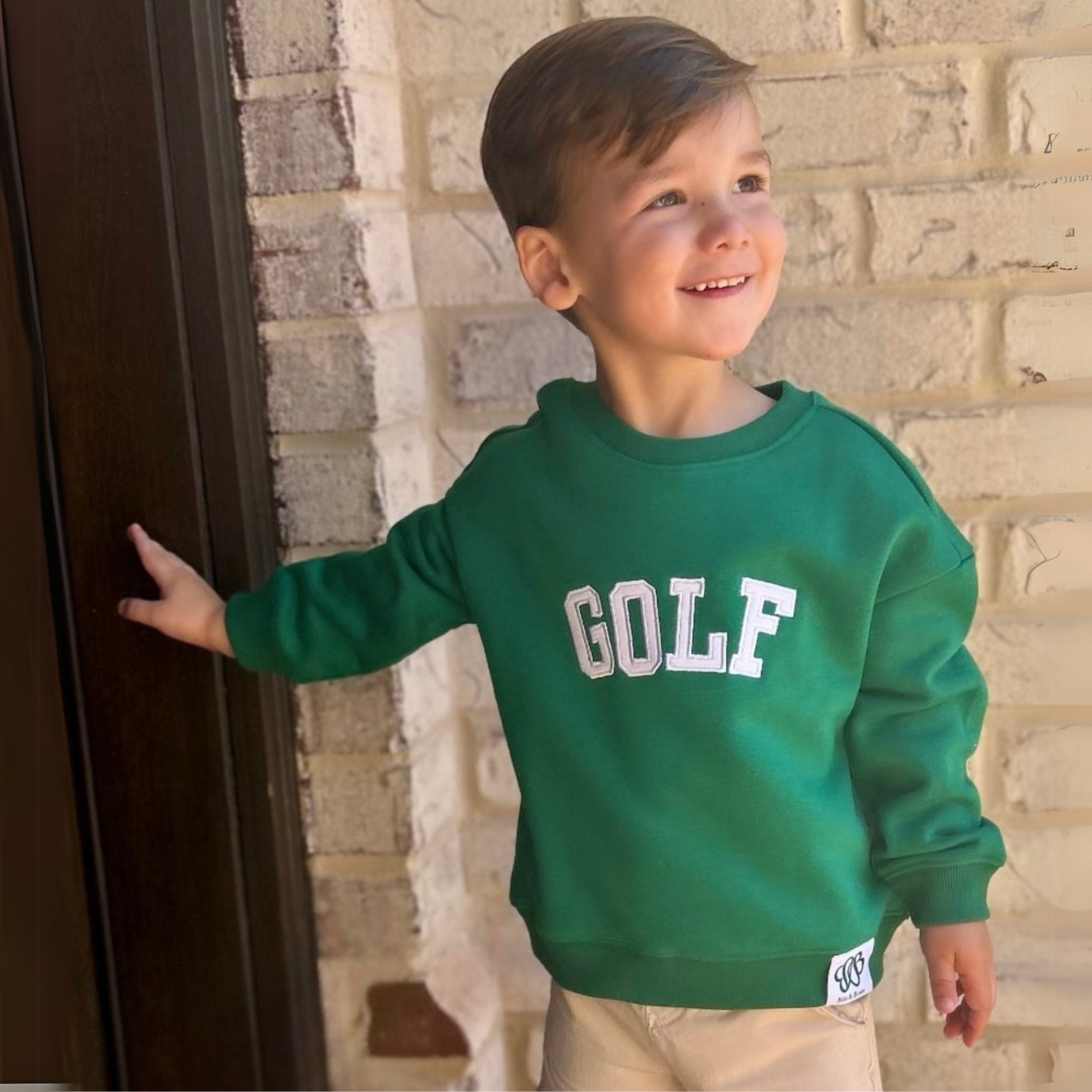 Golf Sweatshirt, Green - The Golf Guys Online
