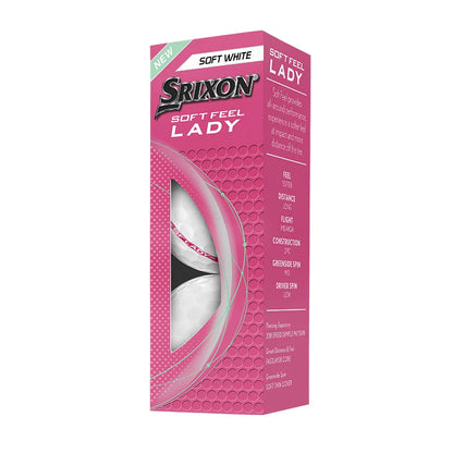 Srixon 2025 Soft Feel Lady 9 Soft White Golf Balls