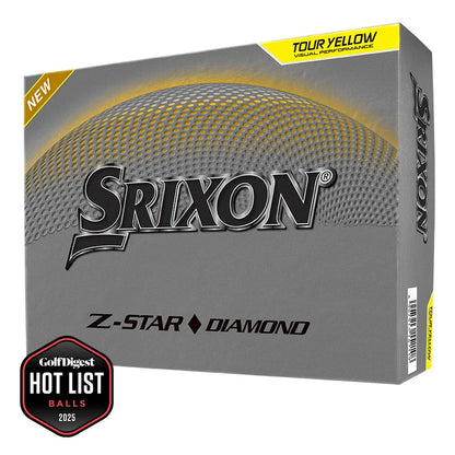 Srixon 2025 Z-Star Diamond 3 Tour Yellow Golf Balls