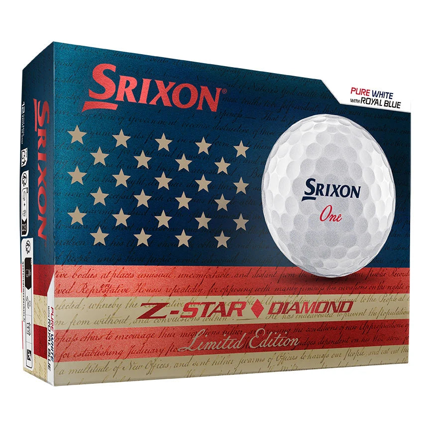 Srixon Limited Edition All-American Z-STAR DIAMOND Golf Balls