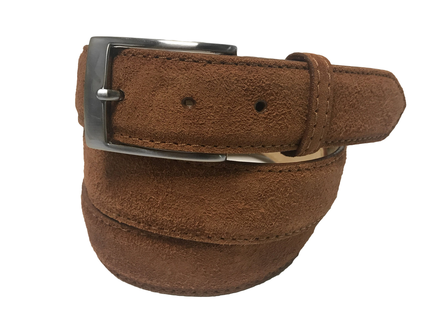 Calf Skin Suede Belt Tan Classic - The Golf Guys Online