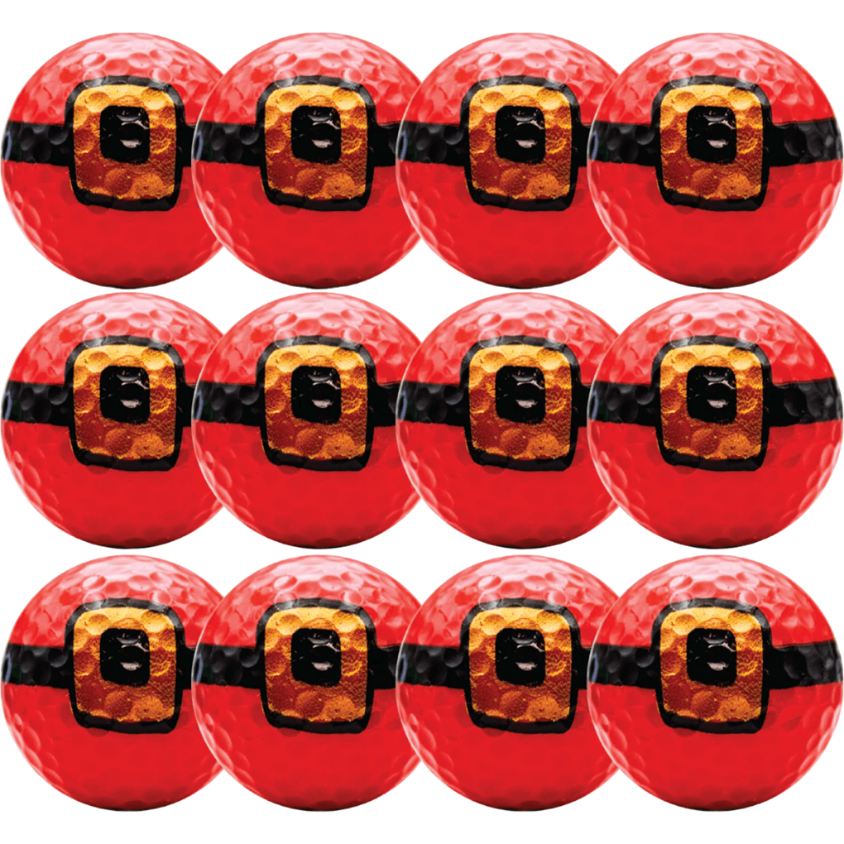 New Novelty Santa's Belt Golf Balls