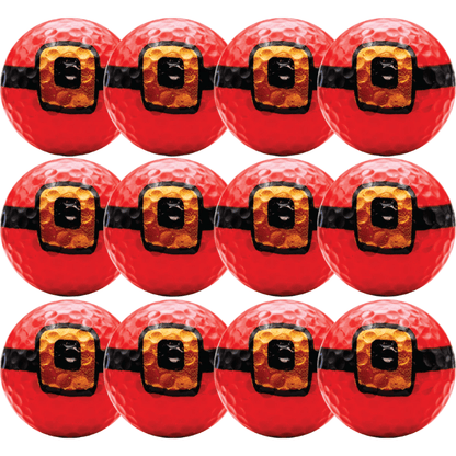 New Novelty Santa's Belt Golf Balls