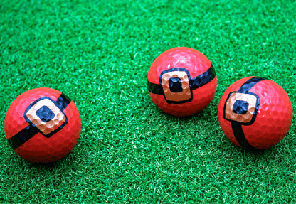 New Novelty Santa's Belt Golf Balls