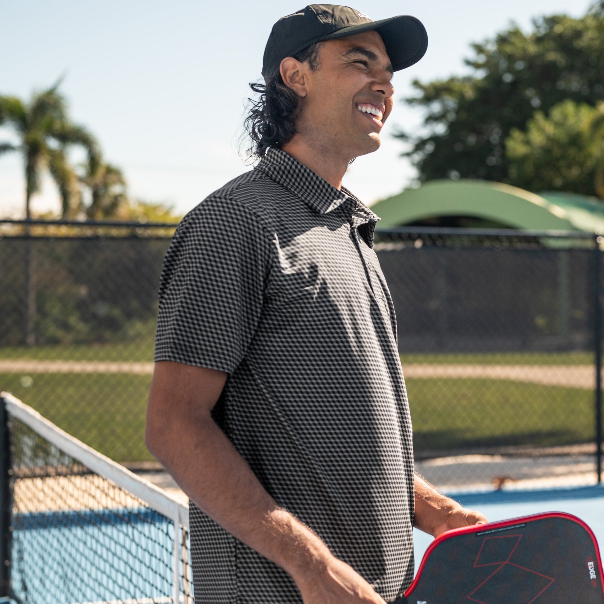 Men's Scales Competition 18K Pattern Polo - The Golf Guys Online