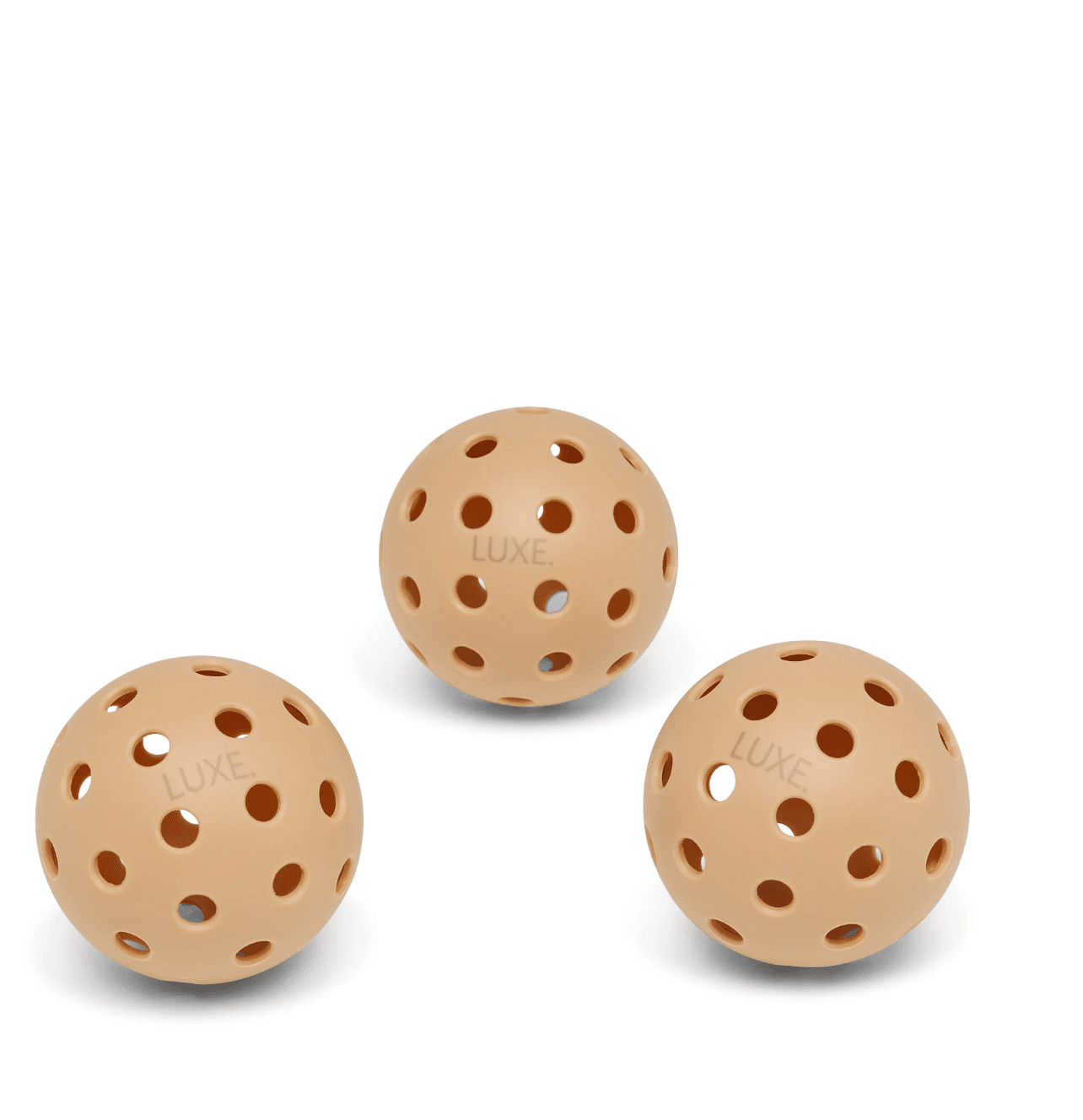 Tan Pickleballs - Pack of 3 - The Golf Guys Online