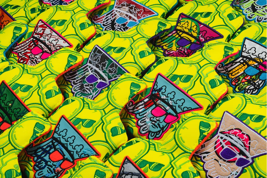Swag Golf - Recycled King Green/Pink/Blue Mallet Putter Headcover - The Golf Guys Online