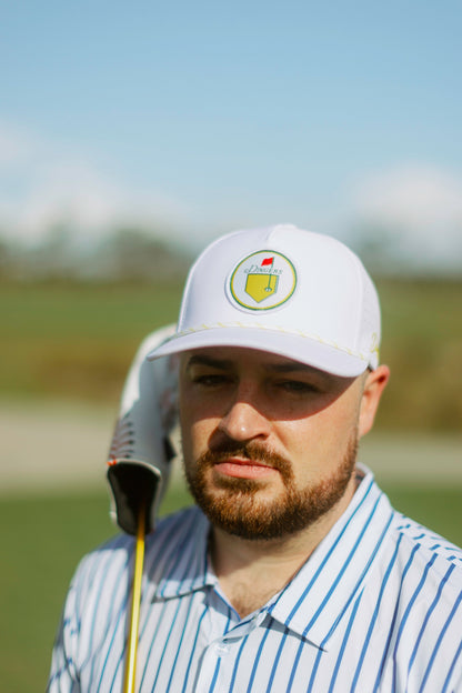Georgia Home Run Golf Hat White - The Golf Guys Online