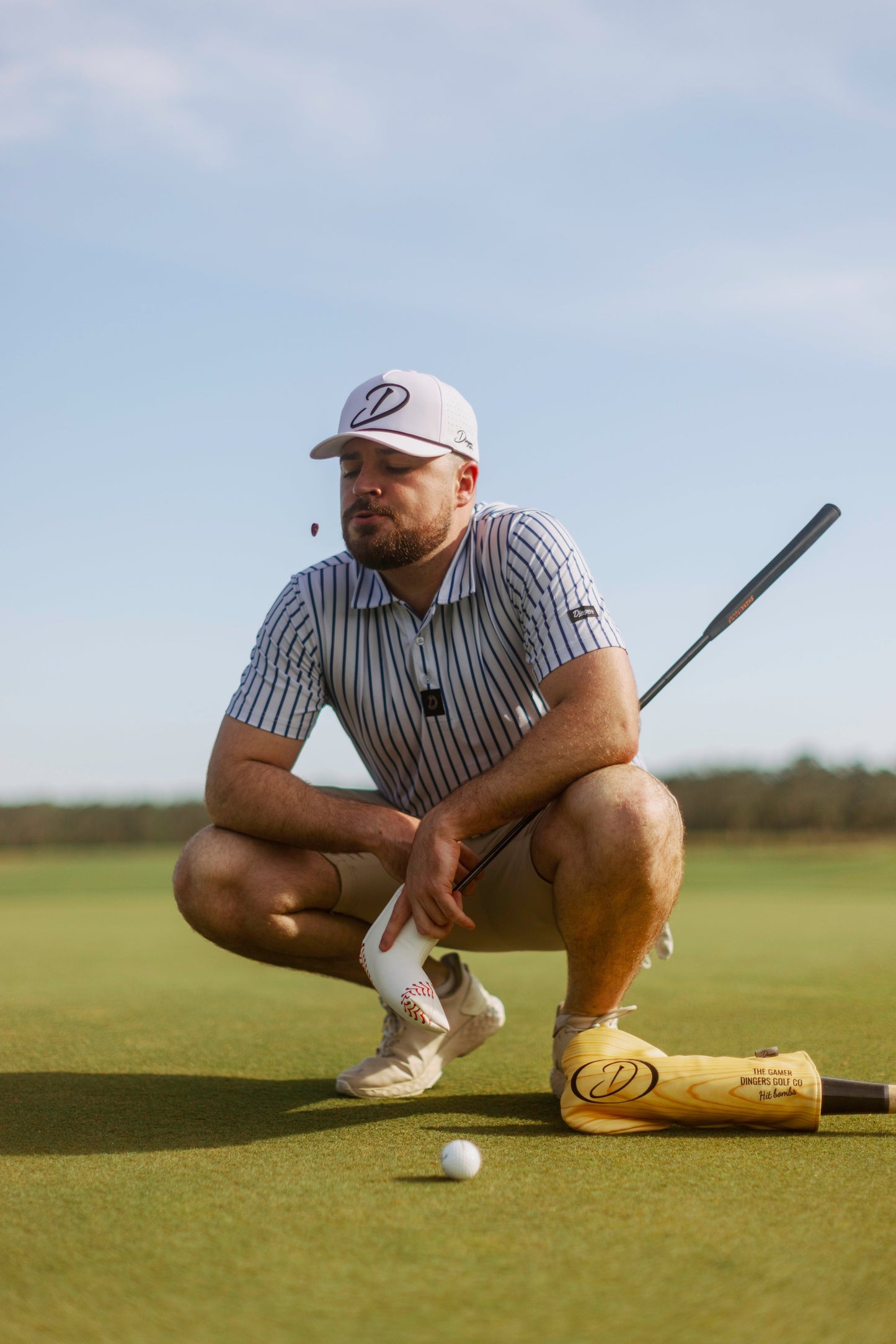 Dingers Wood Bat Driver Head Cover - The Golf Guys Online