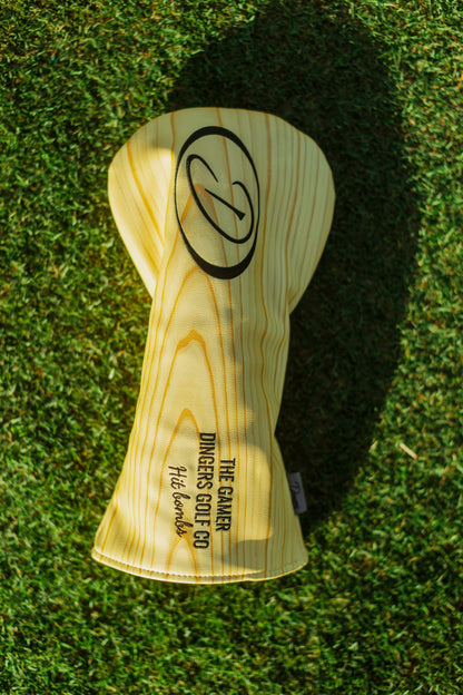 Dingers Wood Bat Driver Head Cover - The Golf Guys Online