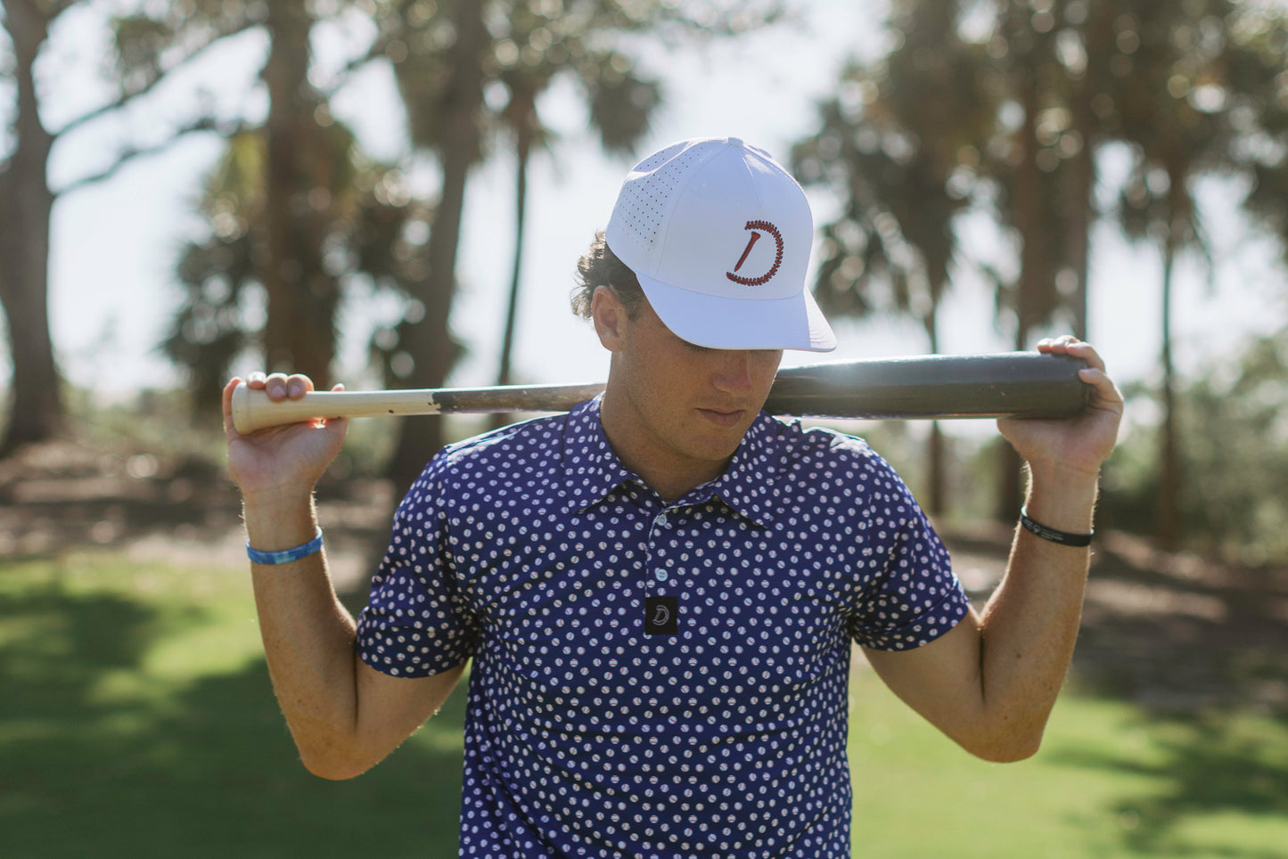 Stitch White Hat - The Golf Guys Online