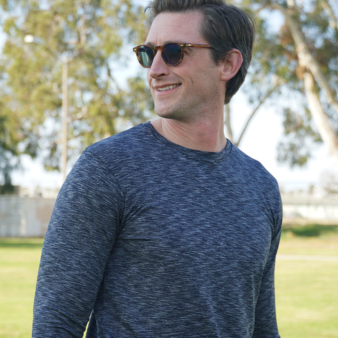 Obsidian Long Sleeve Men's T-Shirt - The Golf Guys Online
