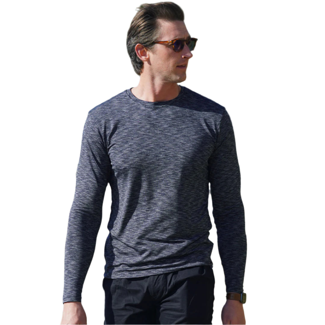 Obsidian Long Sleeve Men's T-Shirt - The Golf Guys Online
