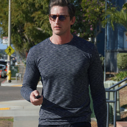 Obsidian Long Sleeve Men's T-Shirt - The Golf Guys Online
