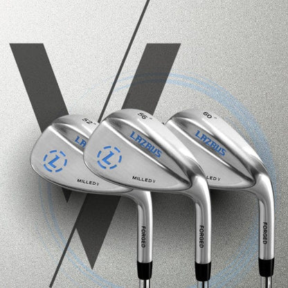 Lazrus Golf - Milled V Wedges Set (52°, 56° & 60°) - The Golf Guys Online
